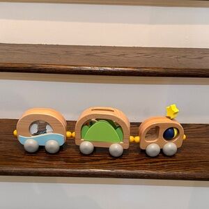 KiwiCo Wooden Learn & Grow Magnetic Car Set Montessori Toy
